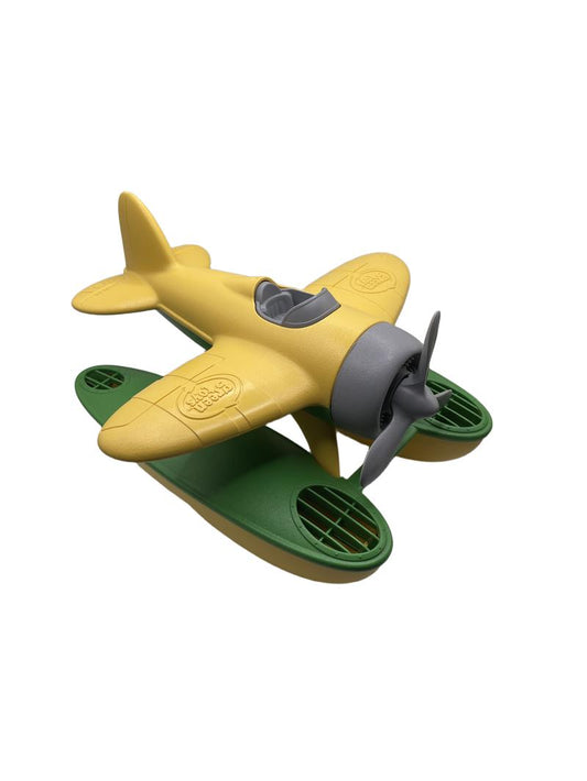 Preloved Yellow Green Seaplane - Green Toys