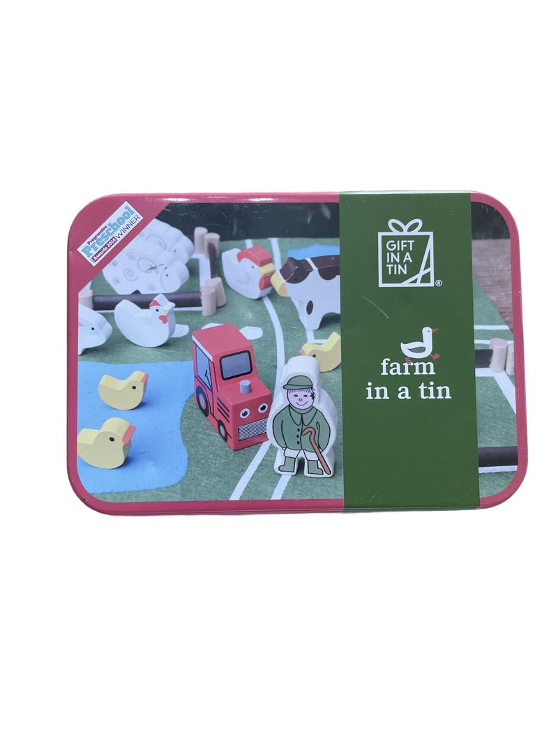 Preloved Toys - Farm In A Tin. - Apples To Pears