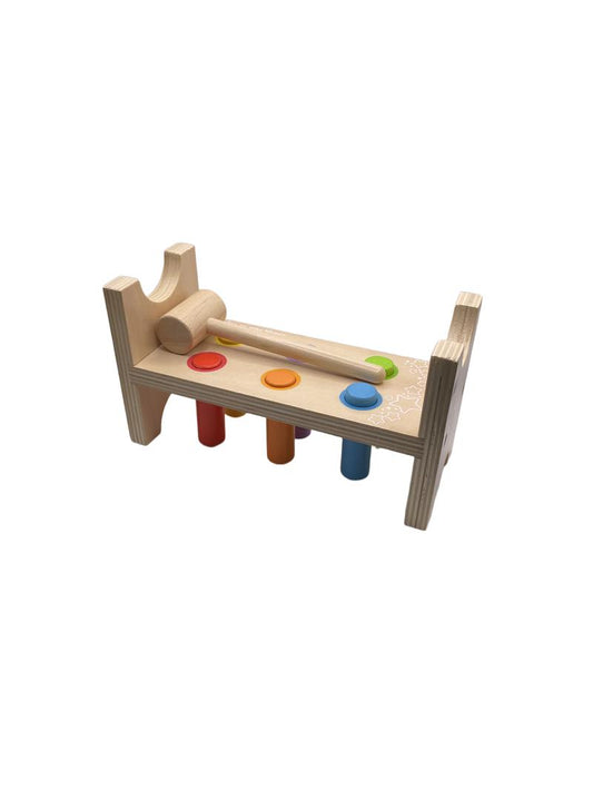 Preloved Wooden Pounding Hammer Set - Bigjigs Toys