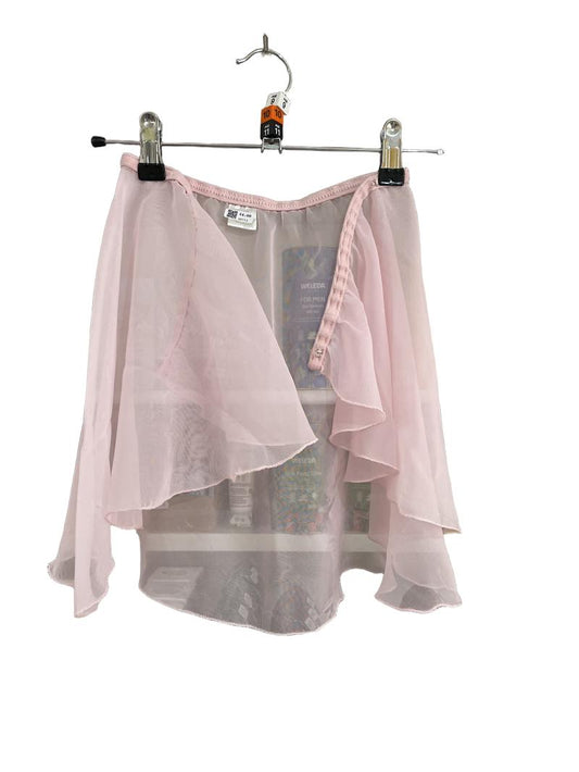 Preloved Starlite Dance - Pink Chiffon Style Dance Skirt, 22" (9-10y, 10-11y, 11-12y)