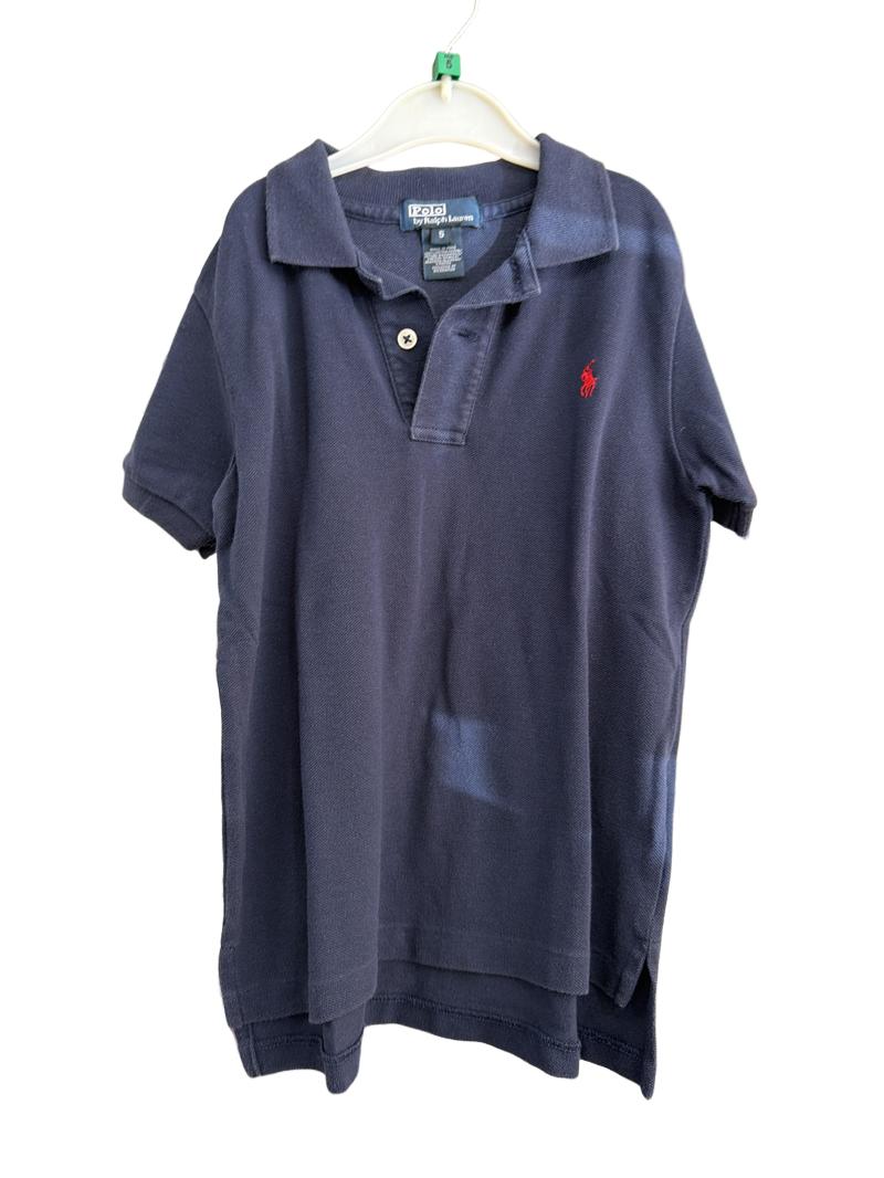 Preloved Polo Ralph Lauren - Navy Short-sleeved Polo Shirt 2 (5-6y)