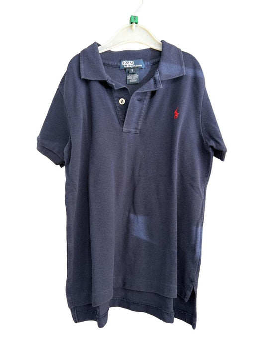 Preloved Polo Ralph Lauren - Navy Short-sleeved Polo Shirt 2 (5-6y)