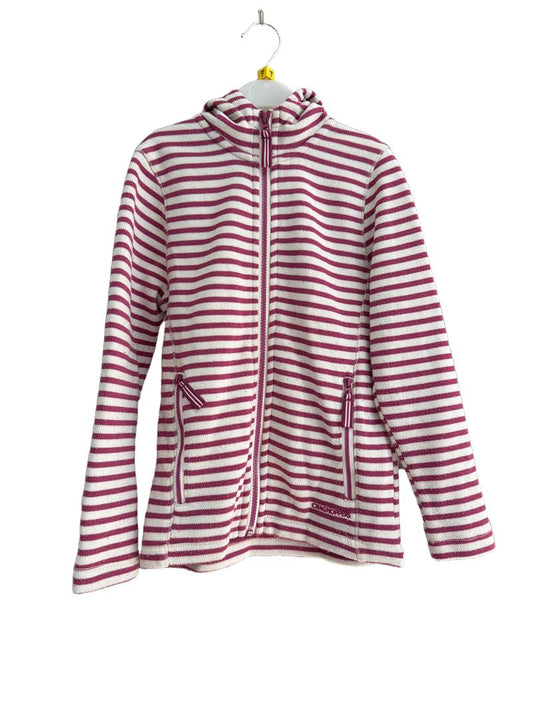 Preloved Craghoppers - Pink And White Stripe Jacket. (7-8y)
