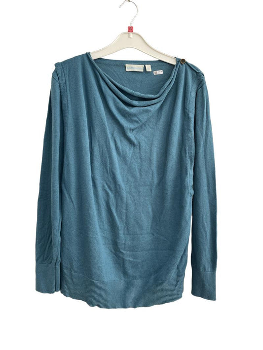 Preloved Jojo Maman Bebe - Teal Nursing Maternity Jumper (Small)