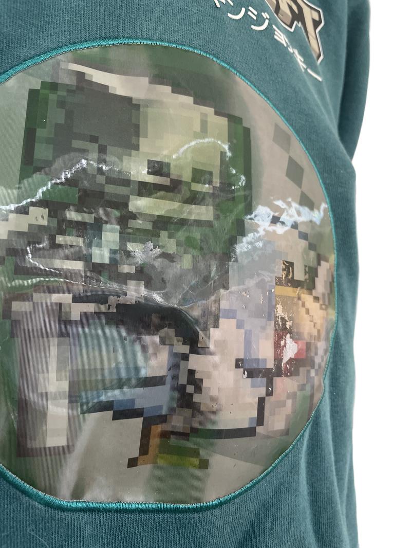 Preloved Marks & Spencer - Green Minecraft Jumper/Hoodie. (11-12y)