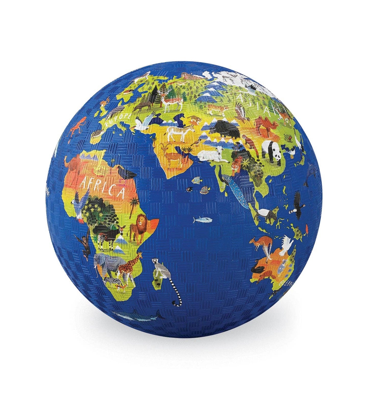 Crocodile Creek World Playball 7 Inch Kids Playground Ball