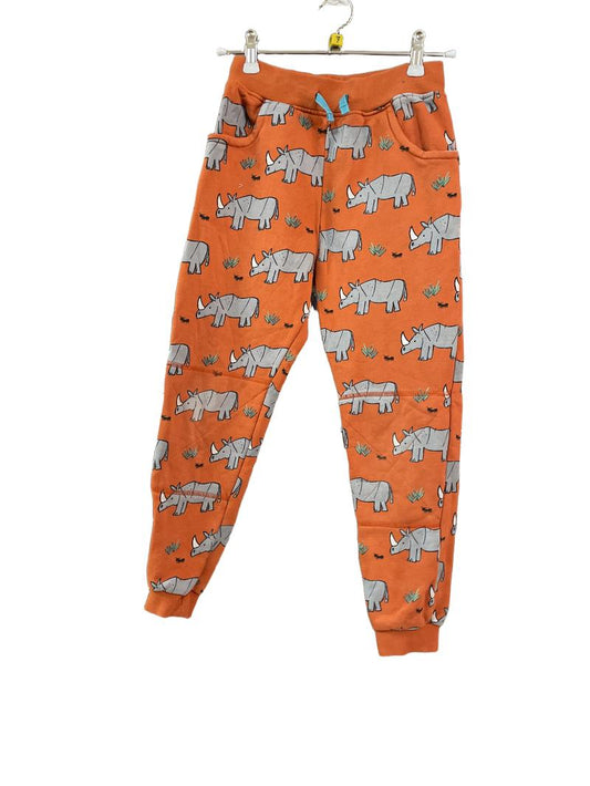 Preloved Frugi - Orange Rhinoceros Joggers (7-8y)