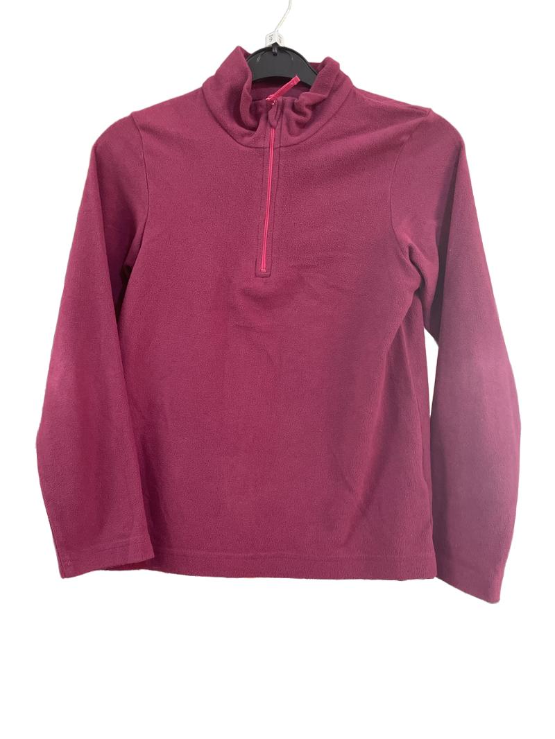 Preloved Mountain Warehouse - Magenta Half Zip Fleece Jumper (9-10y)