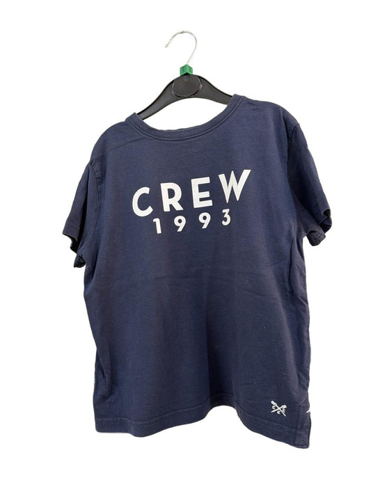 Preloved CCC Kids - Crew Clothing Company - Navy "CREW" T Shirt (5-6y)
