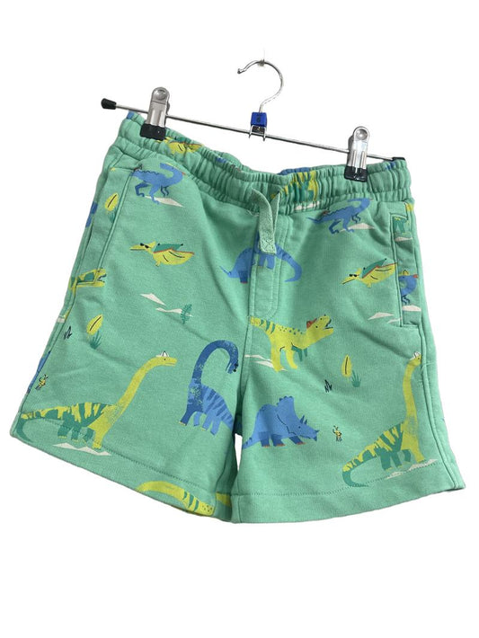Preloved Marks & Spencer - Green Dinosaur Shorts (6-7y) - Shorts