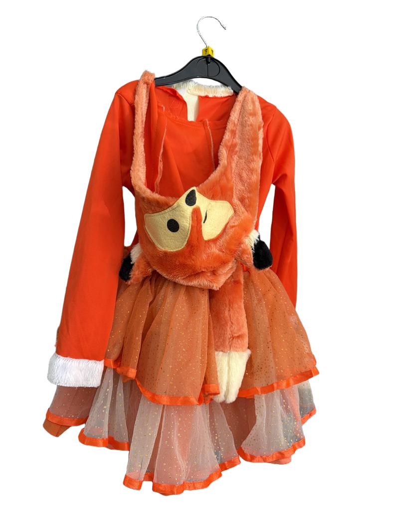 Preloved Amscan Inc - Orange Fox Costume Dress (7-8y)