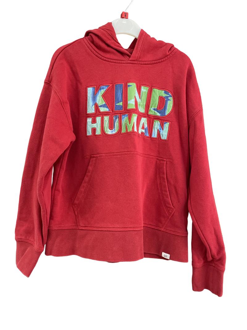 Preloved Gap Kids - Red Kind Human Hoodie (8-9y)