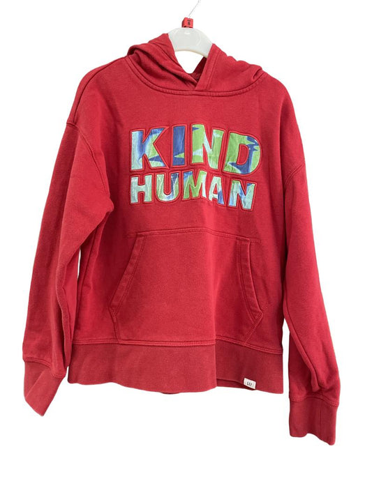 Preloved Gap Kids - Red Kind Human Hoodie (8-9y)
