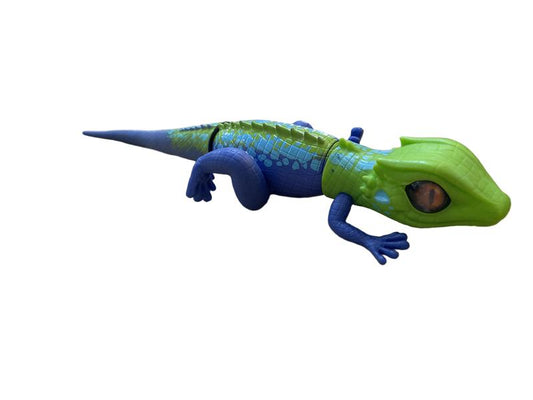 Preloved Toys - Blue Green Running Lizard Toy - Zuru