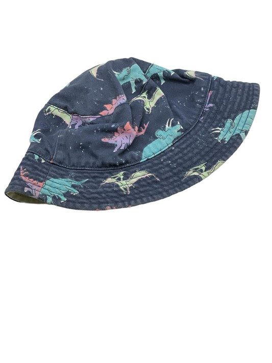 Preloved Marks & Spencer - Navy Dinosaur Sun Hat, 3-6 Years (3-4y, 4-5y, 5-6y) - Accessories