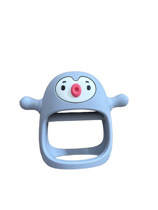 Preloved Toys - Gray Silicone Penguin Teether - Smily Mia