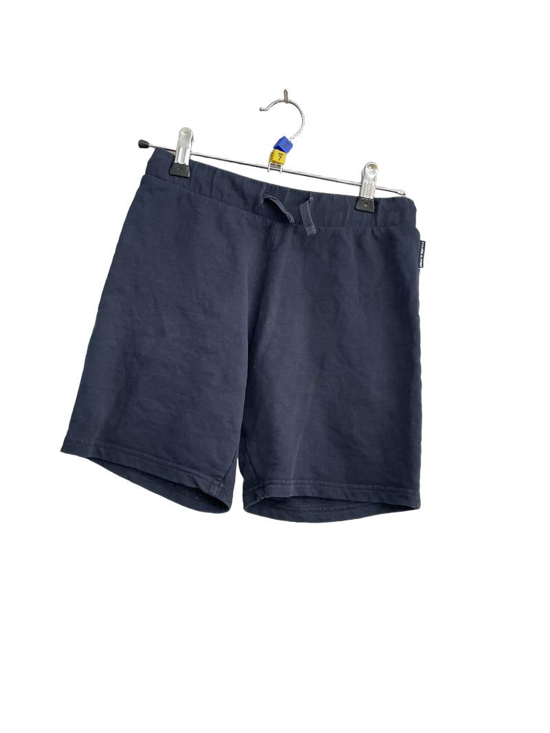 Preloved Polarn O. Pyret - Navy Drawstring Jersey Shorts (6-7y, 7-8y) - Shorts