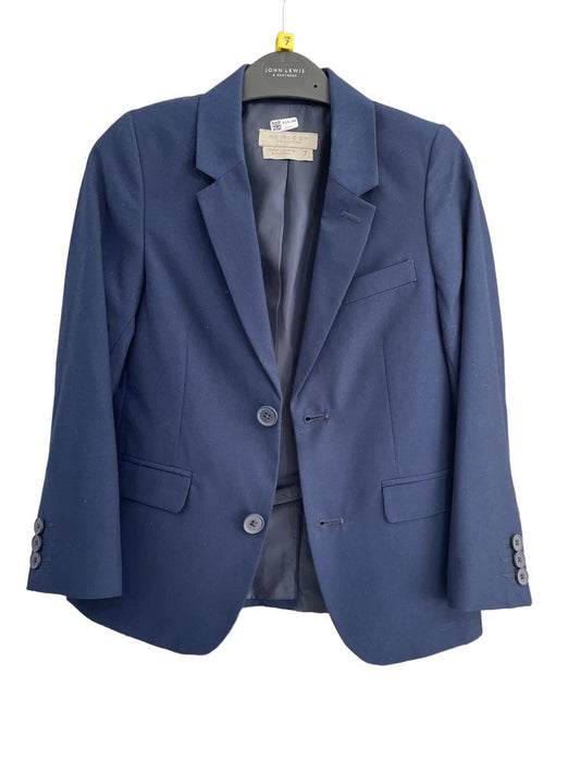 Preloved John Lewis - Heirloom Collection Navy Blazer (7-8y)