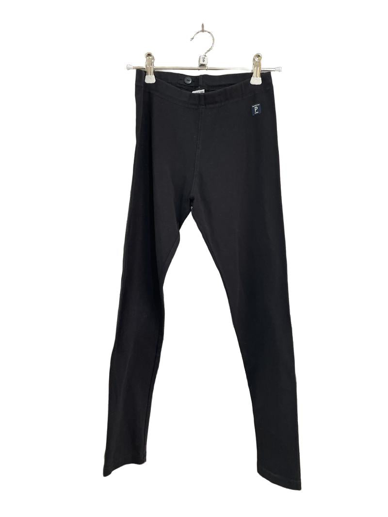 Preloved Polarn O. Pyret - Black Leggings . (9-10y)