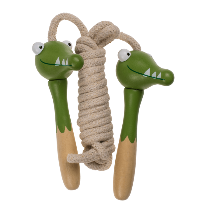 Wooden skipping rope, animal