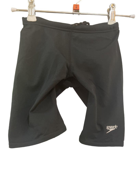 Preloved Speedo - Black Swim Shorts, 55 Cm/ 22" (4-5y)