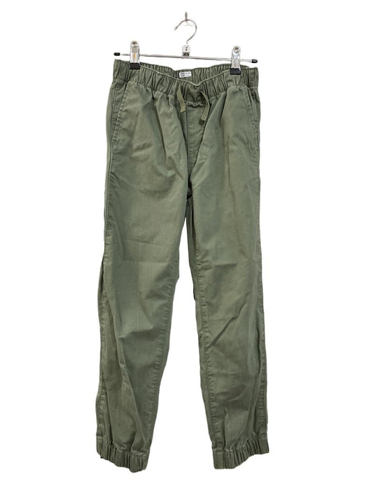 Preloved Gap - Trousers - Olive Draw-string Waist Trousers, Size L (9-10y)