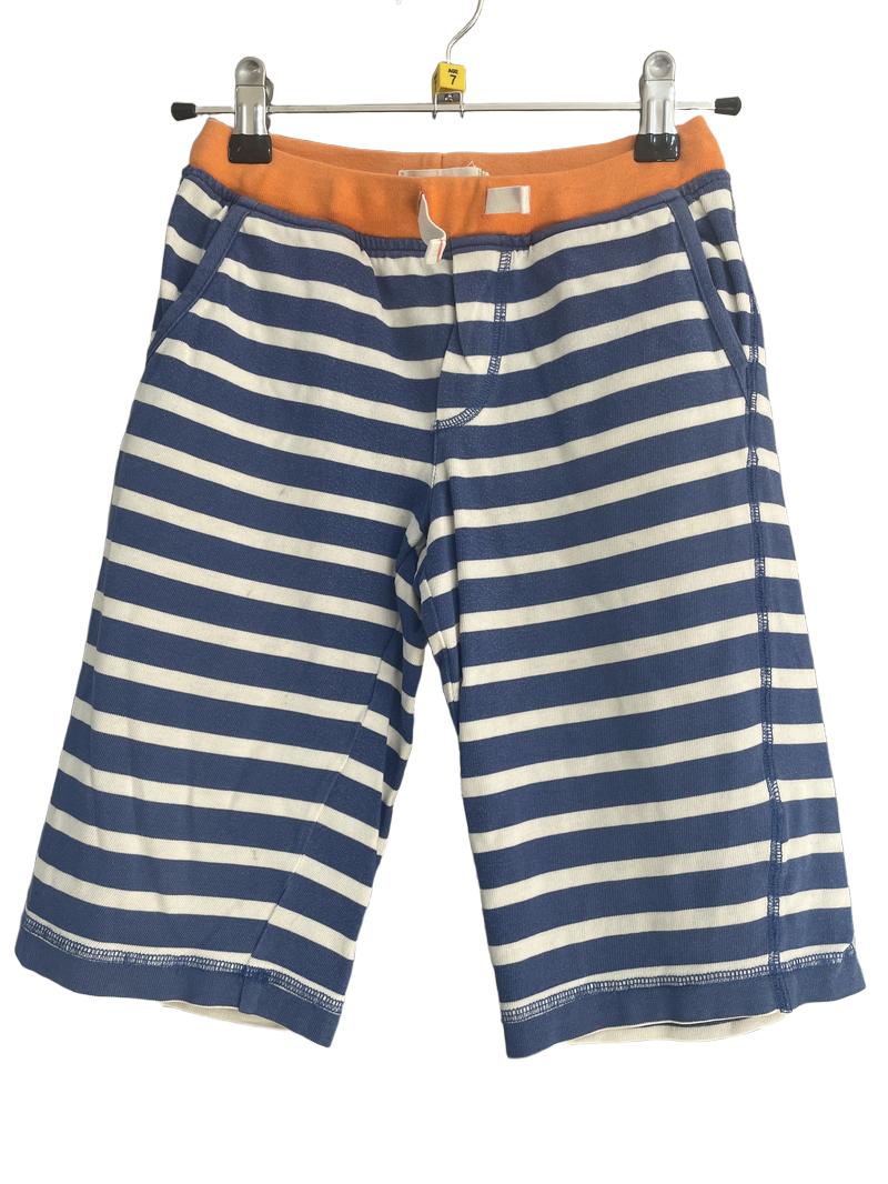 Preloved Mini Boden - Blue White Stripe Shorts (7-8y)