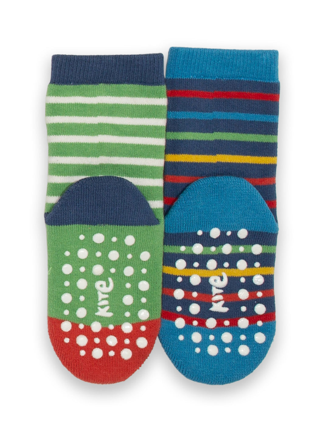 Kite Tiger Face Grippy Socks Fern