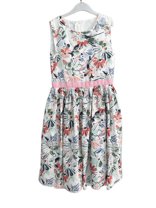Preloved John Lewis - Multicolour Floral Print Sleeveless Dress (11-12y)