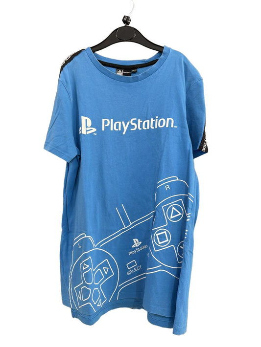 Preloved Fashion UK - Blue Playstation Shirt (11-12y)