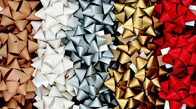100% Recyclable Paper Gift Bows