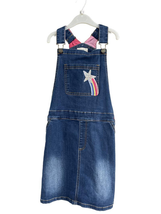 Preloved Joules - Blue Jean Denim Pinafore (9-10y)