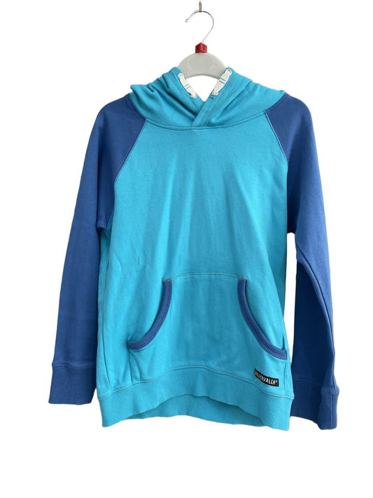 Preloved Villervalla - Blue Turquoise Lightweight Hoodie (8-9y)