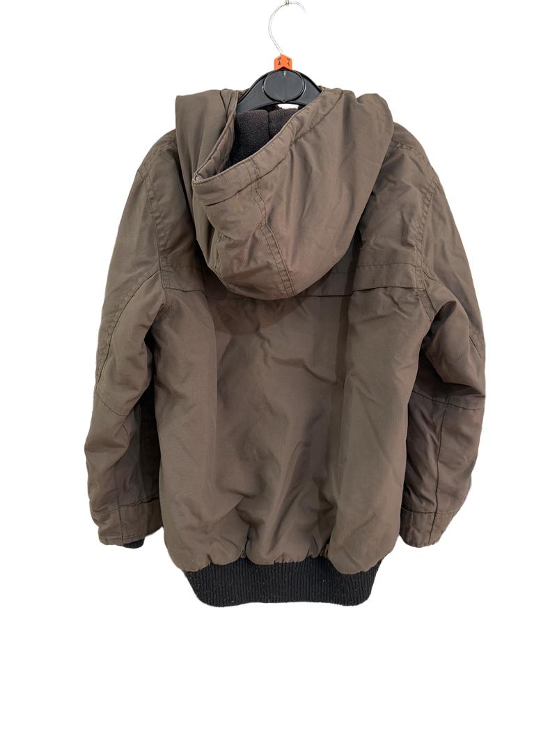 Preloved Next - Brown Zip Hooded Jacket (4y)
