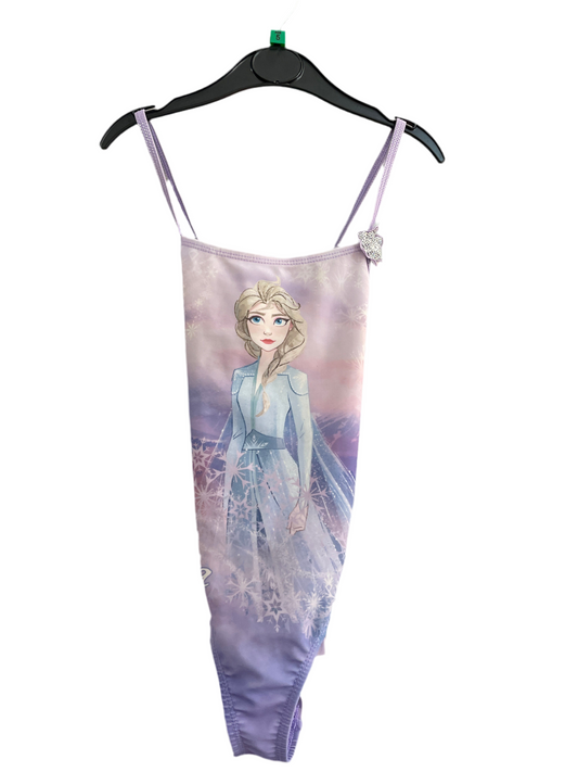 Preloved Disney - Purple Elsa Girl Swimsuit (5-6y)