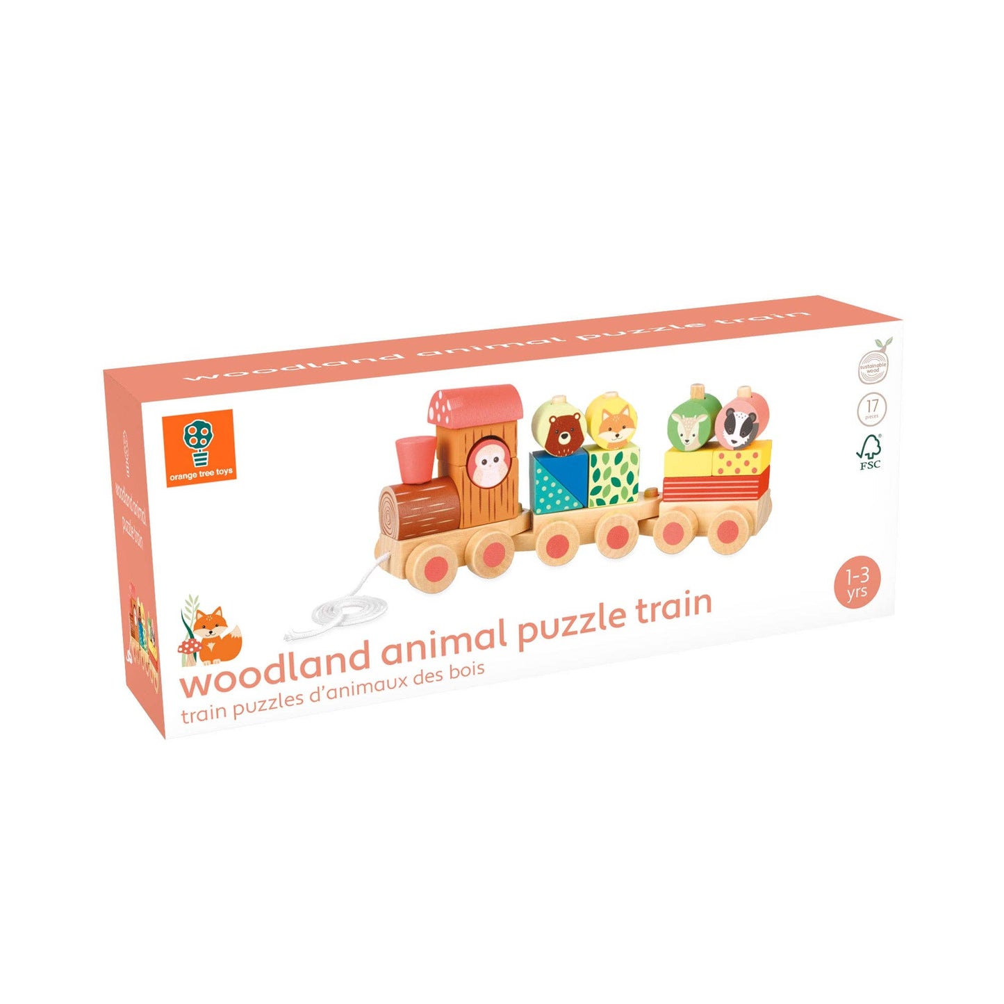 Woodland Wooden Puzzle Train