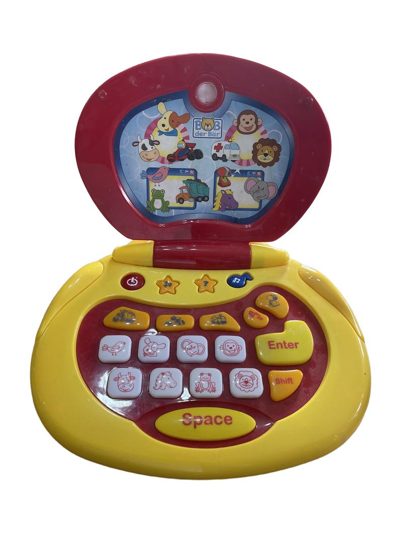 Preloved Toys - Red And Yellow Laptop Animals. - Unknown Brand