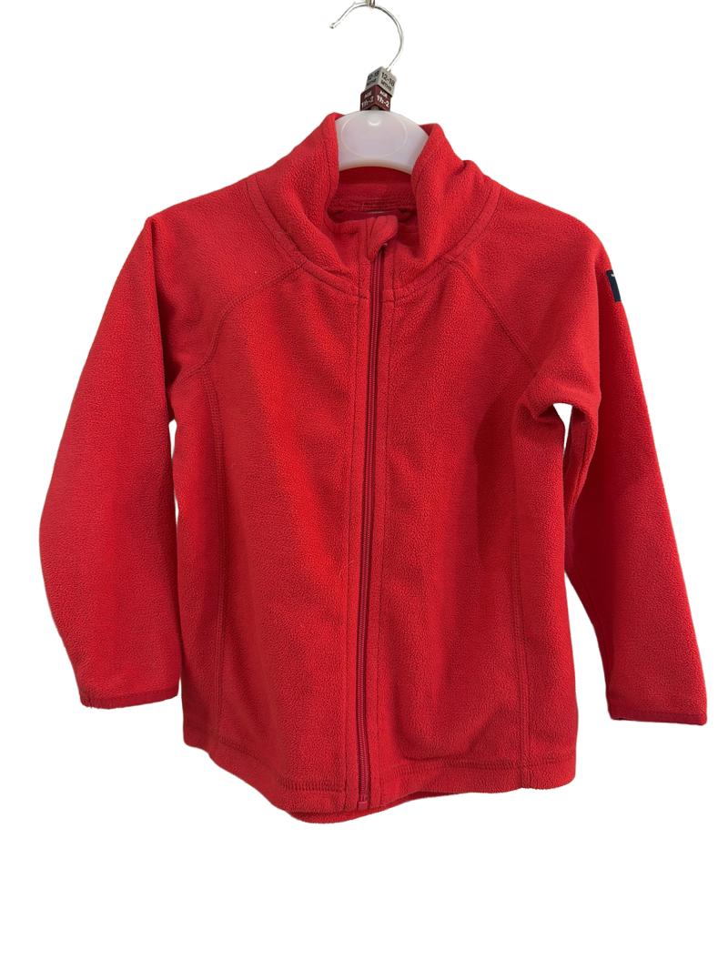 Preloved Polarn O. Pyret - Red Zip Fleece (12-18m, 18-24m)