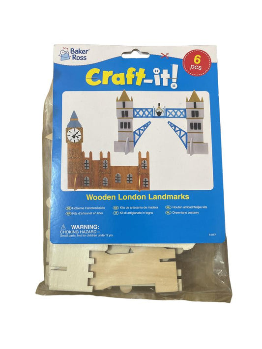 Preloved Toys - Craft-it Wooden London Landmarks - Baker Ross