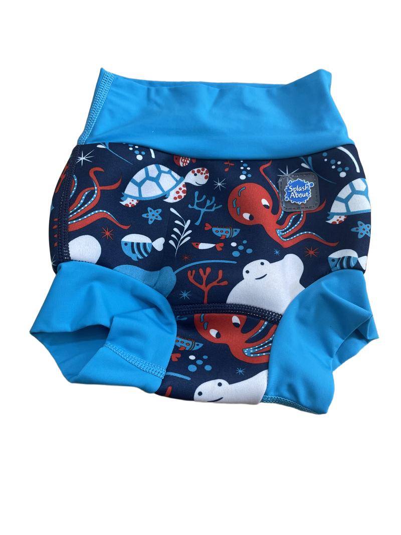 Preloved Splash About - Splash About Blue Under The Sea Swim Nappy/ (6-12m)