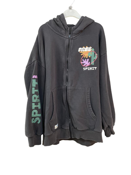 Preloved Marks & Spencer - Black Free Spirit Zip Hoodie (12-13y)