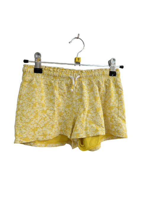 Preloved H&M - Yellow White Floral Print Shorts (7-8y)