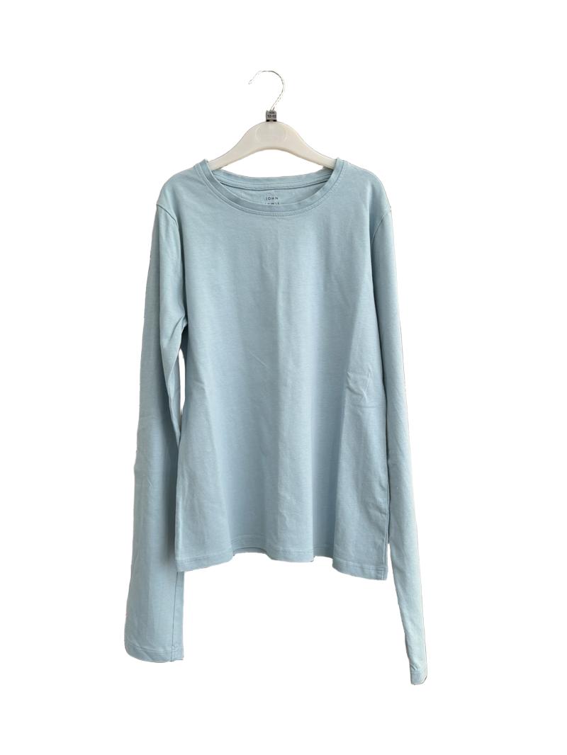 Preloved John Lewis - Light Blue Long-sleeved T Shirt (12y)