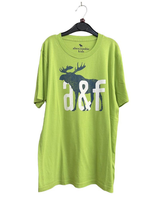 Preloved Abercrombie Kids - Green Abercrombie Moose T Shirt (13-14y)