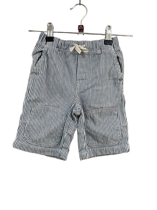 Preloved Mini Boden - Blue White Striped Capri Trousers (18-24m)
