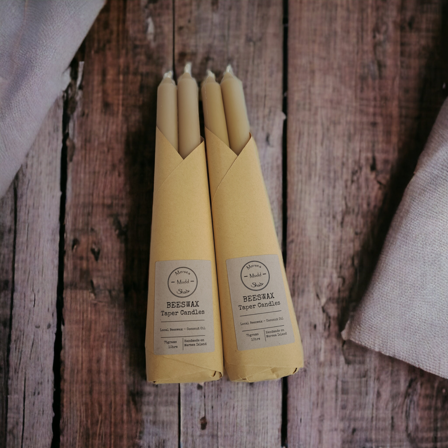 Beeswax Taper Candle