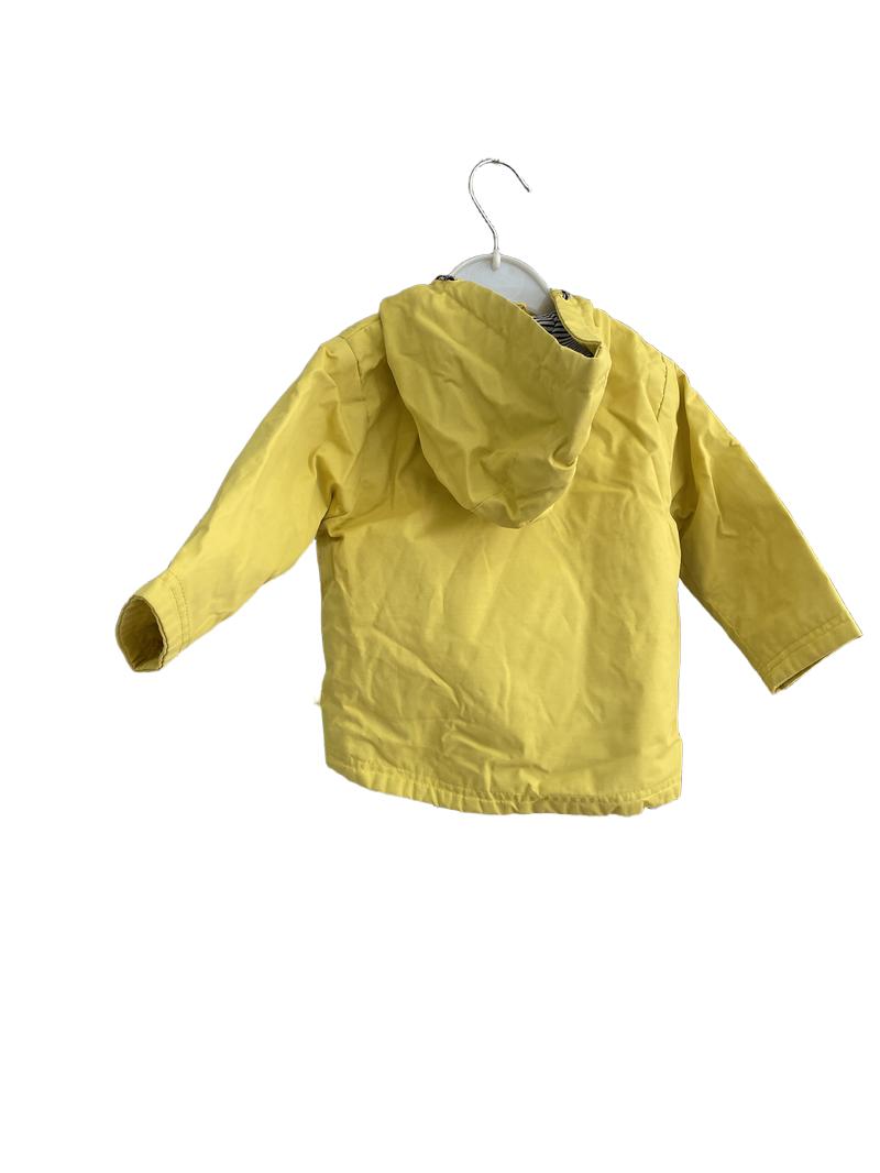 Preloved Obaibi - Yellow Waterproof Jacket, Lined (12-18m, 18-24m)