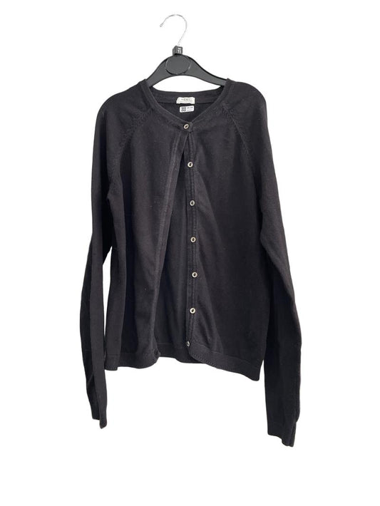 Preloved Next - Black Button Cardigan (11-12y) - Top