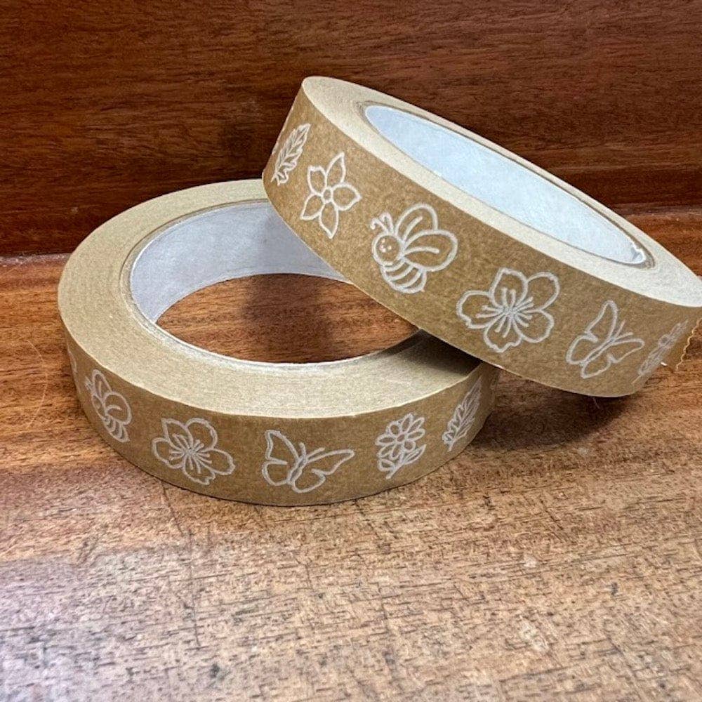 Flora & Fauna Biodegradable Paper Tape 24mm x 50m