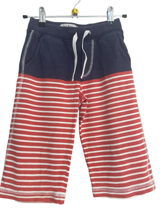 Preloved Mini Boden - Blue Orange Stripe Shorts (7-8y)
